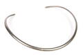 Titanium halsring m diamant.