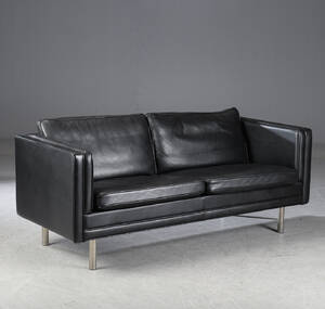 To pers. sofa, læder