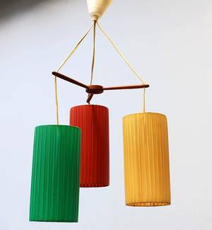 Pendel i teak, 1960erne