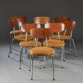 Otte spisestole, 1950erne. 8