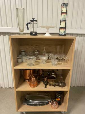 Div glas, porslin mm