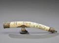 Orientalsk pibe af ben med metalmontering, 1900-tallet