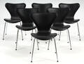 Arne Jacobsen. 7er spisestole, model 3107, nybetrukket 6