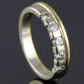 Alliancering ca. 0.50 ct.