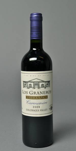 60 fl. Rødvin, Los Graneros Reservado, Carmenére 2009, Chile 60