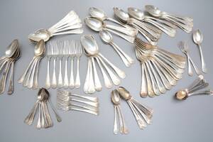 Bestickuppsättning, Gammal Fransk, silver