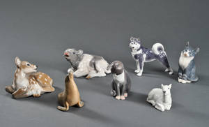 Kgl. P. Samling porcelænsfigurer. 7