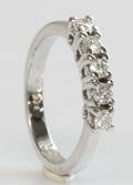Alliancering, ca. 0.30 ct. Ubrugt.