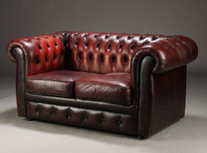 To-pers. chesterfield sofa