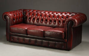 Tre-pers. chesterfield sofa