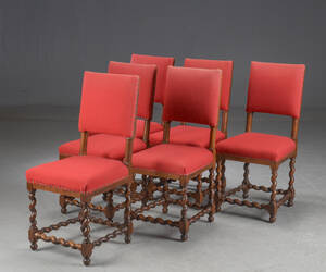 Polstret stol 6 Denne vare er sat til omsalg under nyt varenummer 5074448