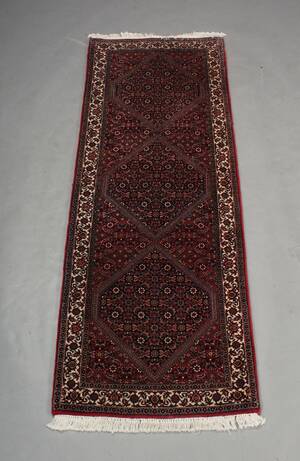 Persisk Bidjar løber, 215 x 75 cm.