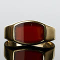 Ring med karneol