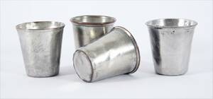 Bägare 4st, 1800-tal