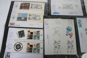 26 FDC med miniblokke  hæfteblokke..