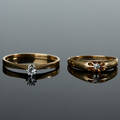 Ringar med diamanter