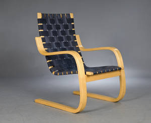 Alvar Aalto. 1898-1976. Lænestol model 406