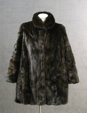 Jacke mit weiten Ärmeln, Saga Mink, Nerz, braun, Gr. 38