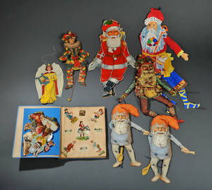 Samling sprællemænd og glansbilleder. 8