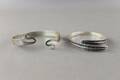 Armringar i silver 2 st