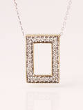 Brillant vedhæng, i alt ca. 0.30 ct