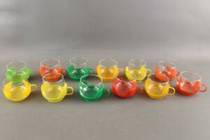 Kaffeglas med plasthandtag 12 st