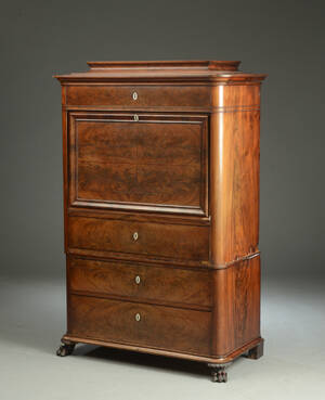 Christian VIII sekretær, ca. 1840