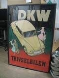 Affischförlaga, reklam sign Hammarsten DKW 1958