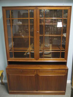 Vitrinskåp, Mahogny