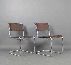 Mart Stam, Stahlrohr Freischwinger Modell S 33 für Thonet 2