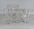 9 delar vaser  skålar, OrreforsKosta, kristall