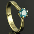 Solitaire ring ca. 0.65 ct.