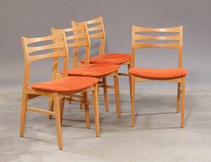 Dansk møbelproducent. Spisestole, egetræ 4