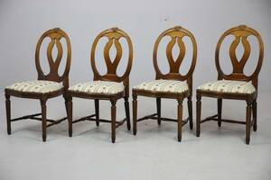 STOLAR, 4 st, gustaviansk stil, 1900-talets slut