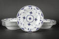 Royal Copenhagen. Musselmalet helblonde dybe tallerkner8