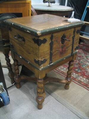 Kista, på benställning