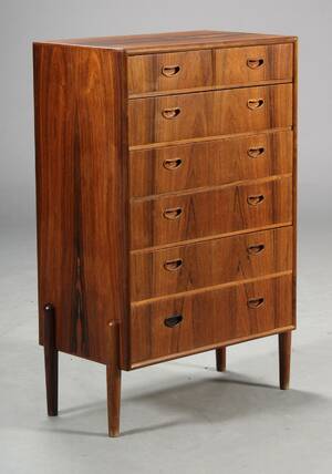 Dansk møbelproducent. Kommode, palisander, 1960erne