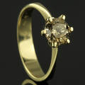 Solitairering ca. 1.01 ct.