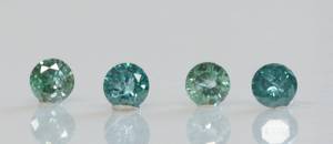 Fire uindfattede brillanter på ialt ca. 1.56 ct. 4