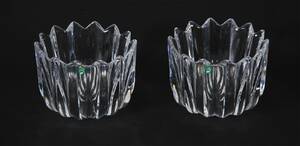 Skålar i kristall ett par, Orrefors