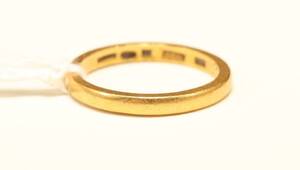 RING, 23K GULD, STL 17,5 MM, VIKT 4 GR