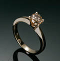 Diamant solitaire ring, ca. 0.61 ct