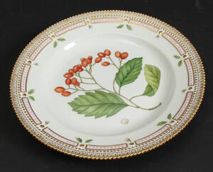 Flora Danica middagstallerken 203549 1. sort. 