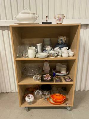 Diverse glas och porslin mm