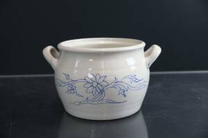 RÖRSTRAND, Blåvit kruka 