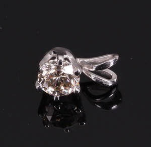 Diamant vedhæng, ca. 0.45 ct