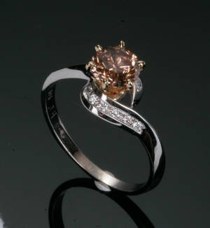 Díamantring, ca. 1.17 ct.