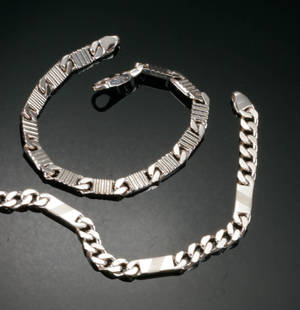 Sølv armlænker 2