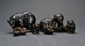 Knud Kyhn 1880-1969 for Royal Copenhagen. Samling figurer. 6