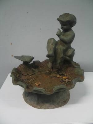 Fågelbad, Gjutjärn